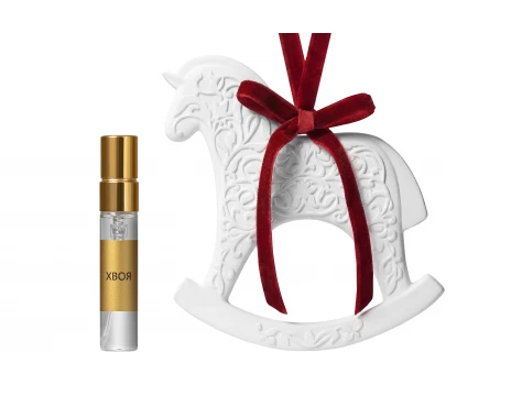 Саше Лошадка-Качалка с подвесом из фарфора ХВОЯ