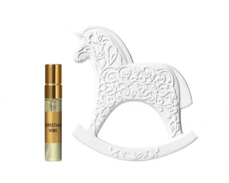 Саше Лошадка-Качалка из фарфора CHRISTMAS VIBE